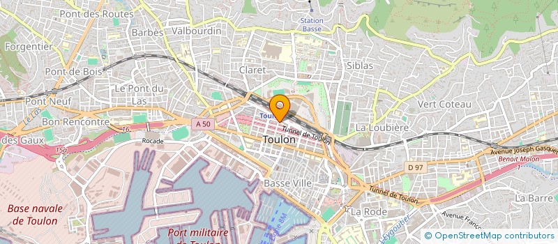 localisation de l'entreprise INDIVISION FRIZZI NATHALIE - DHIB BASSEM  TOULON