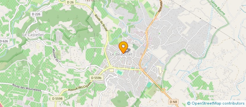 localisation de l'entreprise INDIVISION FROJO  LE BEAUSSET