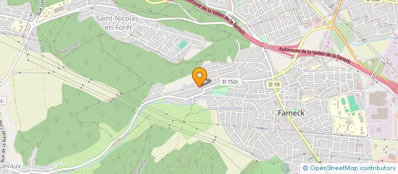 localisation de l'entreprise INDIVISION FROMENT-PONTAROLO  FAMECK