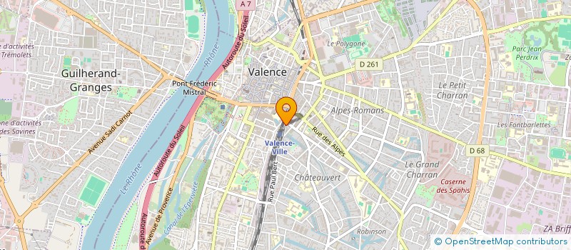 localisation de l'entreprise INDIVISION FRONTCZAK BERNARD à VALENCE