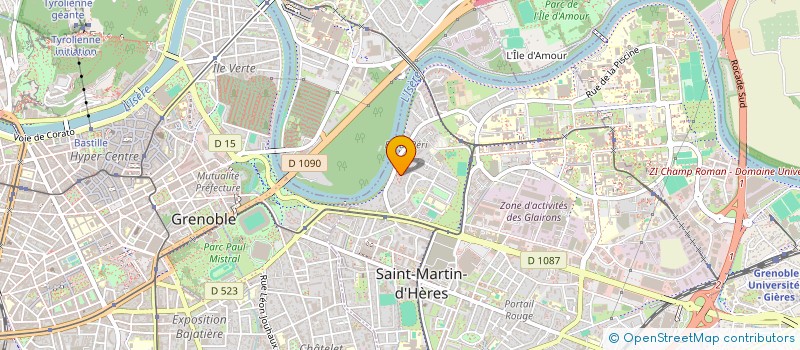 localisation de l'entreprise INDIVISION FROSSARD MARIE ET BOULET CHRISTOPHE  SAINT-MARTIN-D'HERES