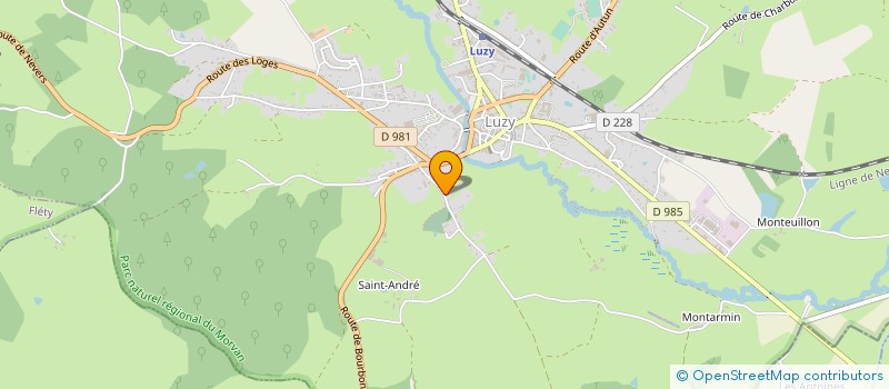 localisation de l'entreprise INDIVISION FROSSARD MICHEL  LUZY