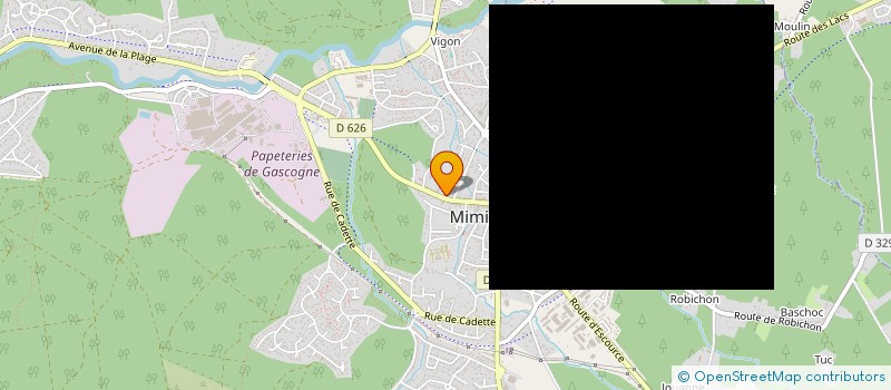 localisation de l'entreprise INDIVISION FROUIN  MIMIZAN