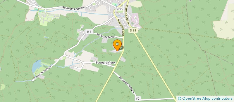 localisation de l'entreprise INDIVISION FROUSTEY  BIAS