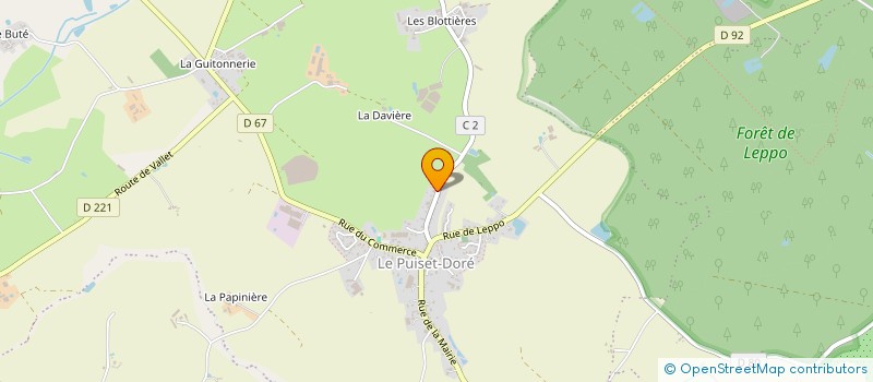 localisation de l'entreprise INDIVISION FRUCHAUD  BEAUPREAU-EN-MAUGES