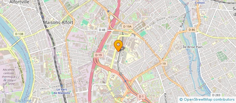 localisation de l'entreprise INDIVISION FTILLOU-SEDRATI CRETEIL  CRETEIL