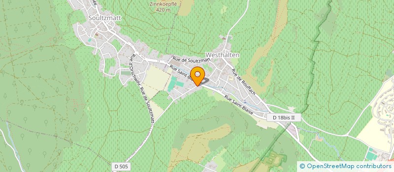 localisation de l'entreprise INDIVISION FUCHS - RINOLDO  WESTHALTEN