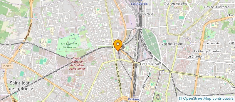 localisation de l'entreprise INDIVISION FUJS - GONCALVES à ORLEANS