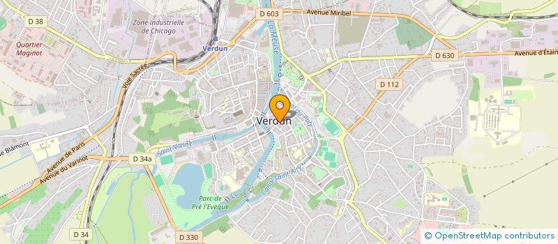 localisation de l'entreprise INDIVISION FURQUAND à VERDUN