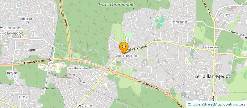 localisation de l'entreprise INDIVISION GABOREL-ARDEOIS  LE TAILLAN-MEDOC