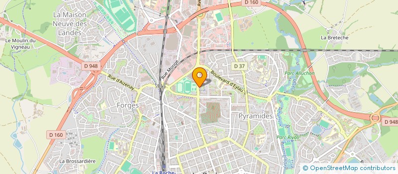 localisation de l'entreprise INDIVISION GABORIT AURELIEN ET EMMANUELLE  LA ROCHE-SUR-YON