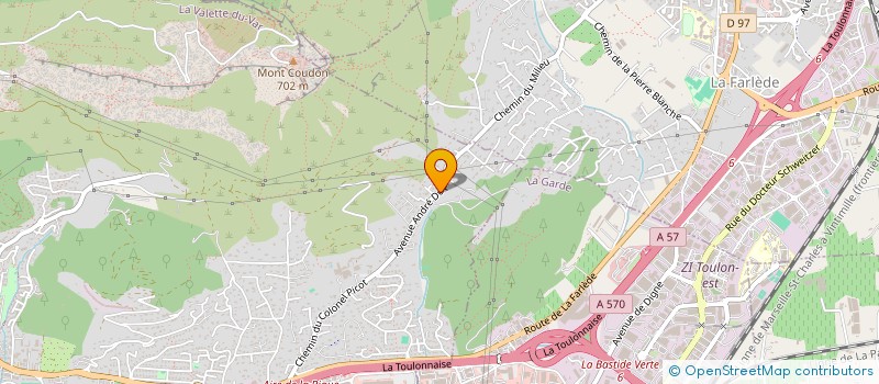 localisation de l'entreprise INDIVISION GABRIELIAN  LA VALETTE-DU-VAR