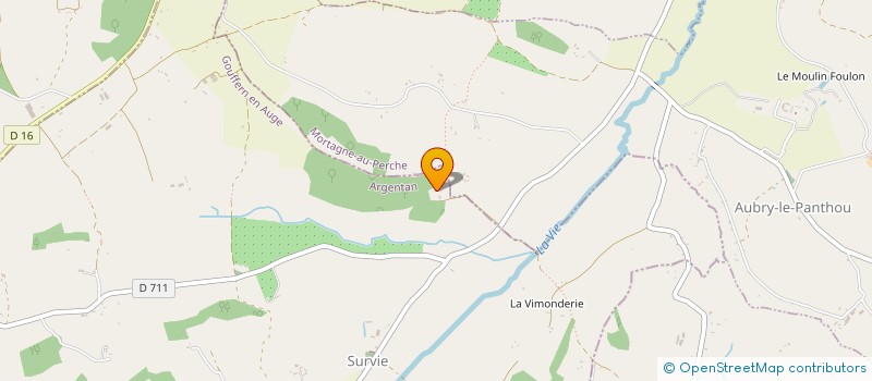 localisation de l'entreprise INDIVISION GACHES à GOUFFERN EN AUGE