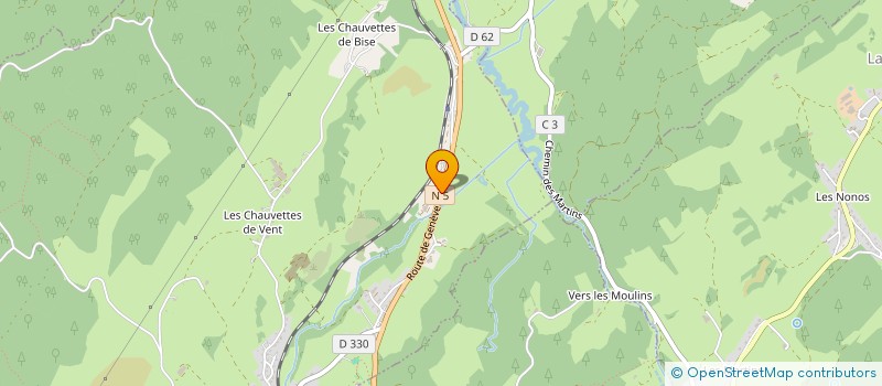 localisation de l'entreprise INDIVISION GACHET ET FRANCOIS  LA CHAUMUSSE