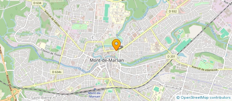 localisation de l'entreprise INDIVISION GACHET PATRICK  MONT-DE-MARSAN