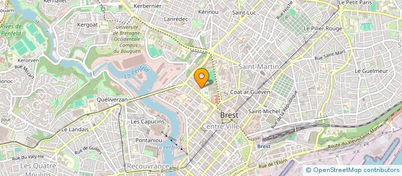 localisation de l'entreprise INDIVISION GAENDNER ET RICO  BREST