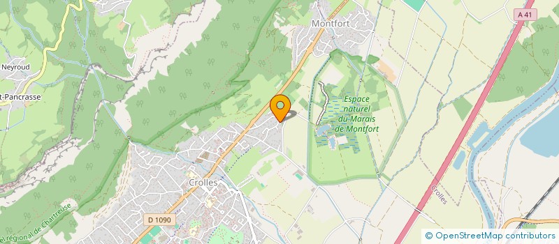 localisation de l'entreprise INDIVISION GAGNARD & SARRAULT  CROLLES