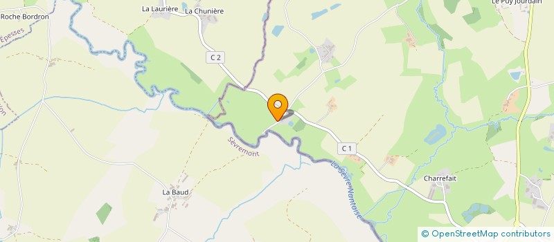 localisation de l'entreprise INDIVISION GAGNIE à SAINT-AMAND-SUR-SEVRE