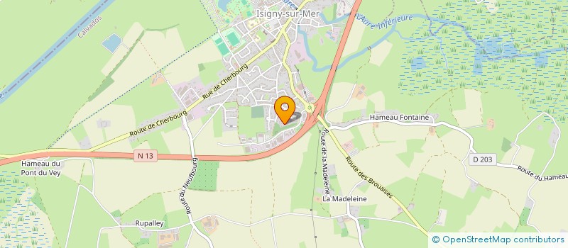 localisation de l'entreprise INDIVISION GAH  ISIGNY-SUR-MER