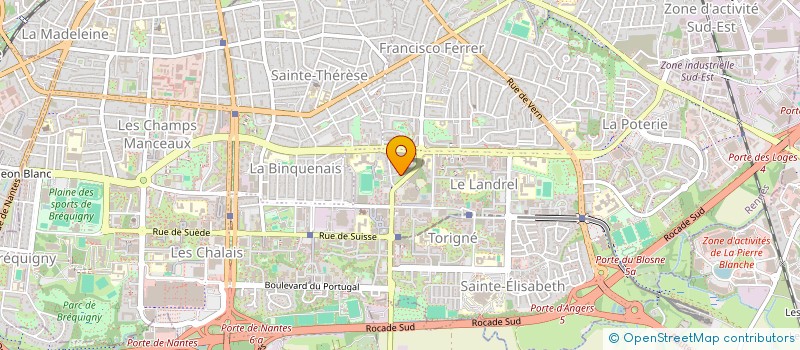 localisation de l'entreprise INDIVISION GAIGEARD-SITTHISACK  RENNES