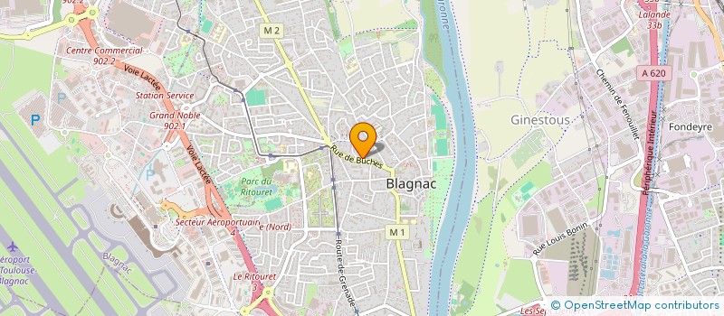 localisation de l'entreprise INDIVISION GAIGHER  BLAGNAC