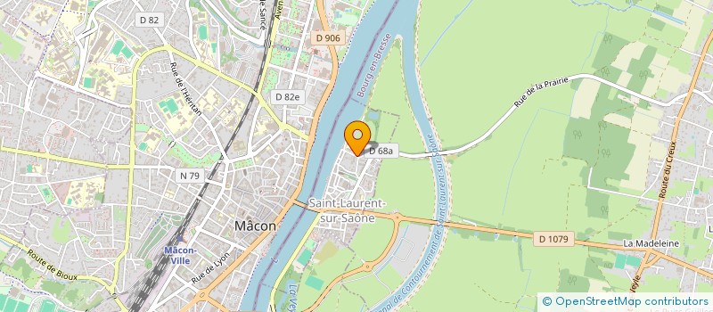 localisation de l'entreprise INDIVISION GAILLARD  SAINT-LAURENT-SUR-SAONE