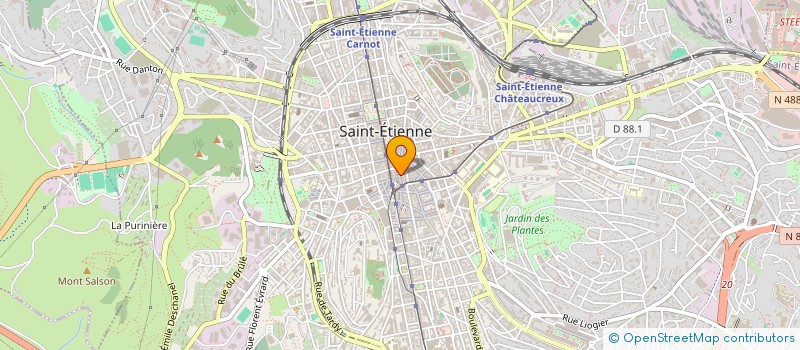 localisation de l'entreprise INDIVISION GAILLARD ET CHOMIER  SAINT-ETIENNE