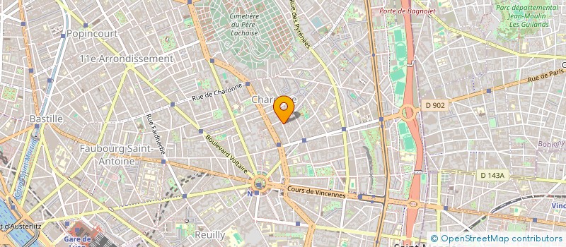 localisation de l'entreprise INDIVISION GAILLARD ROLLAND  PARIS