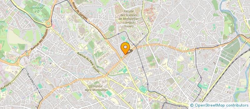 localisation de l'entreprise INDIVISION GALAND CHOISELLE à MONTPELLIER