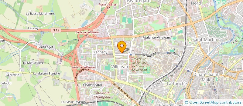 localisation de l'entreprise INDIVISION GALESNE  RENNES