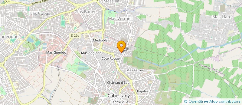 localisation de l'entreprise INDIVISION GALHER  CABESTANY