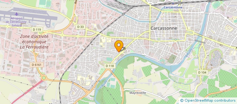 localisation de l'entreprise INDIVISION GALIBERT VIVES  CARCASSONNE