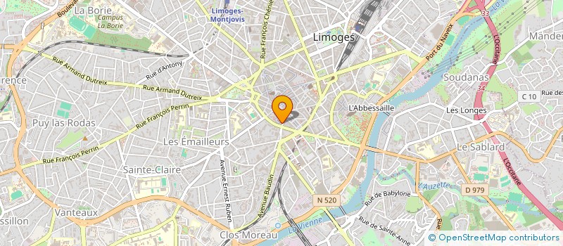 localisation de l'entreprise INDIVISION GALLAUD à LIMOGES