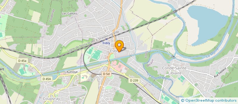 localisation de l'entreprise INDIVISION GALLIGANI-LAMY  ESBLY