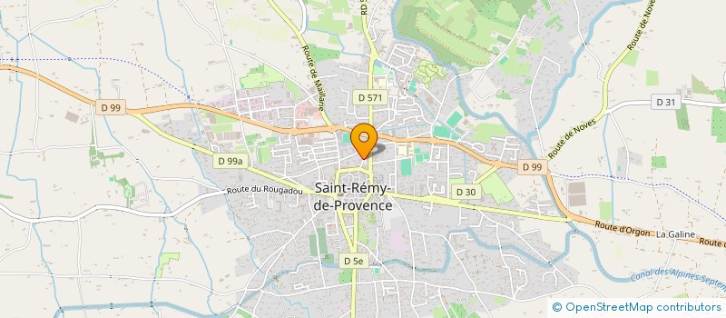 localisation de l'entreprise INDIVISION GALLON LUDOVIC ET MARIE  SAINT-REMY-DE-PROVENCE