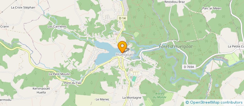 localisation de l'entreprise INDIVISION GALLOU  HUELGOAT