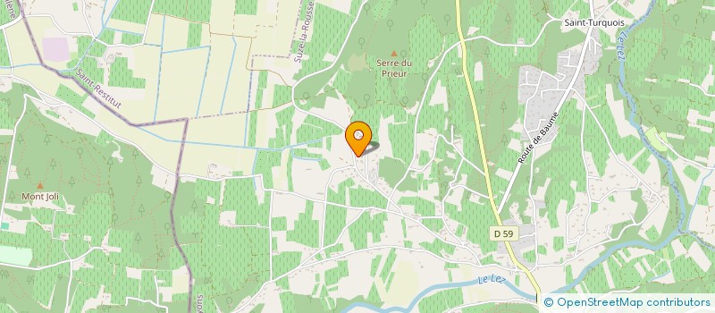 localisation de l'entreprise INDIVISION GALZY-CAREDDA  SUZE-LA-ROUSSE