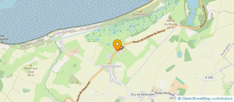 localisation de l'entreprise INDIVISION GAMBART GOEUSSE  TARDINGHEN