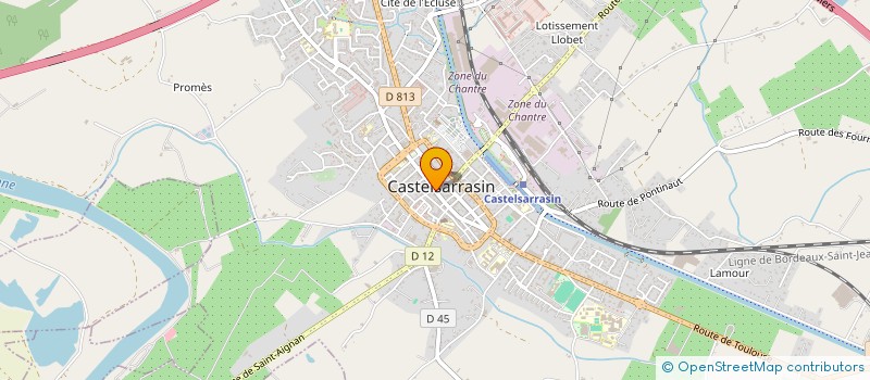 localisation de l'entreprise INDIVISION GAMEL à CASTELSARRASIN