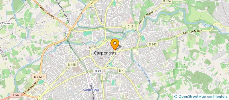 localisation de l'entreprise INDIVISION GAMET ELSY MICHEL NICOLAS  CARPENTRAS