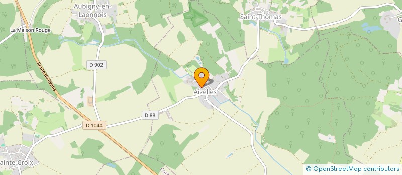 localisation de l'entreprise INDIVISION GANCAVES ORGEVAL  AIZELLES