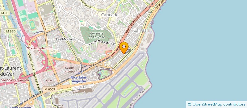 localisation de l'entreprise INDIVISION GANDOUIN TARAVELLA à NICE