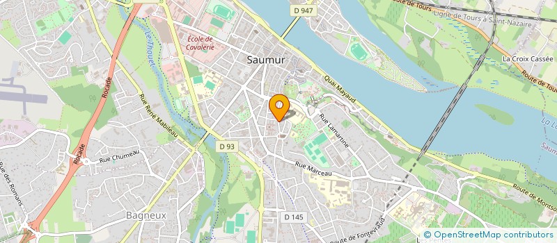 localisation de l'entreprise INDIVISION GANDREY / JONARD  SAUMUR