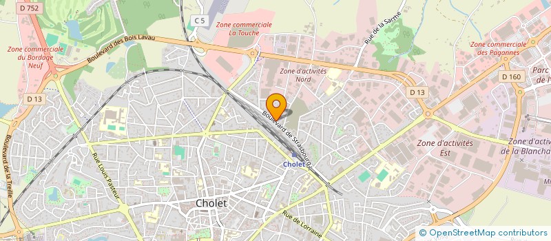 localisation de l'entreprise INDIVISION GANDRILLON à CHOLET