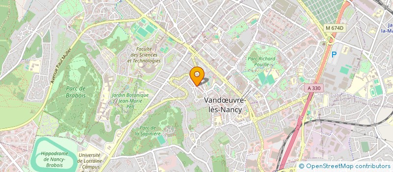 localisation de l'entreprise INDIVISION GANDY SARA ET DIDIER AXEL  VANDUVRE-LES-NANCY