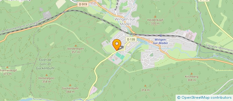 localisation de l'entreprise INDIVISION GANGLOFF  WINGEN-SUR-MODER