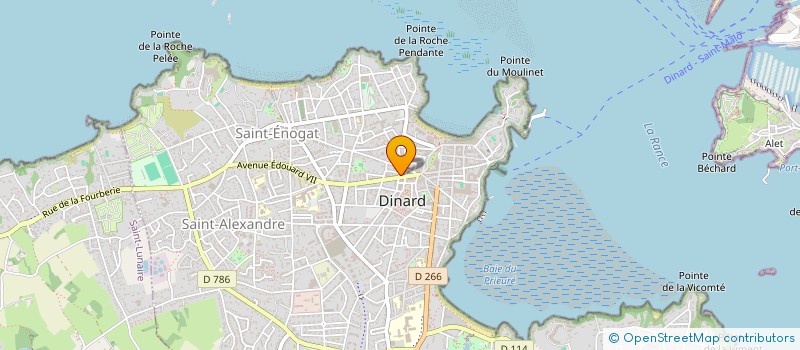 localisation de l'entreprise INDIVISION GAQUEREL / BOURILLON  DINARD