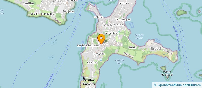 localisation de l'entreprise INDIVISION GARANCHER - DENOUAL  ILE-AUX-MOINES