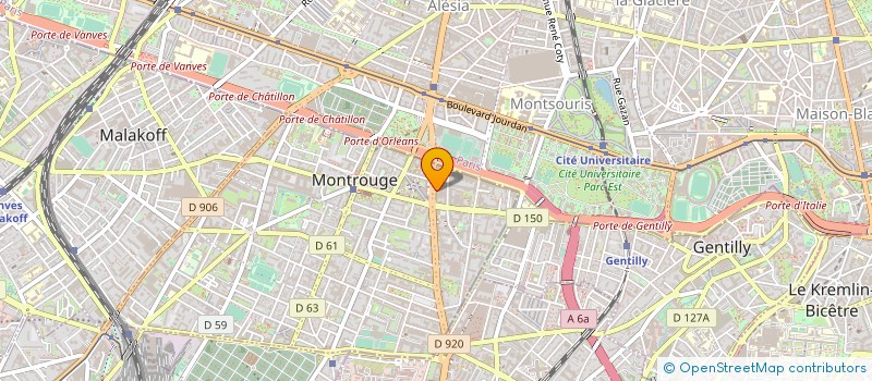 localisation de l'entreprise INDIVISION GARANDEL / TA  MONTROUGE