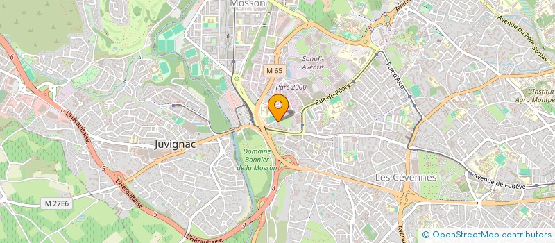 localisation de l'entreprise INDIVISION GARANGER ROHARD à MONTPELLIER
